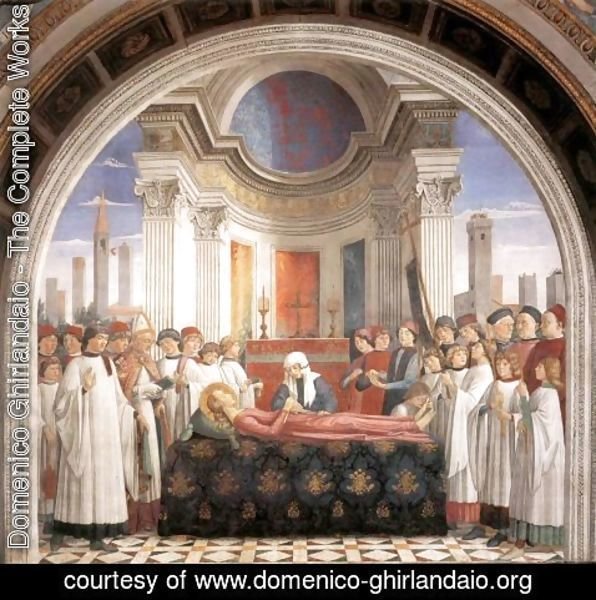 Domenico Ghirlandaio - Obsequies of St Fina