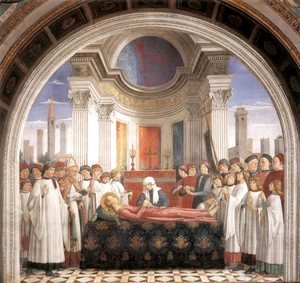 Domenico Ghirlandaio - Obsequies of St Fina