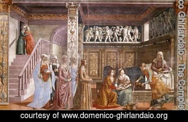 Domenico Ghirlandaio - 02, Birth of Mary