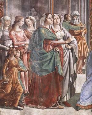 Domenico Ghirlandaio - Marriage of Mary (detail)