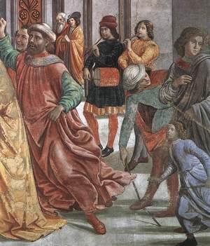 Domenico Ghirlandaio - Marriage of Mary (detail) 2