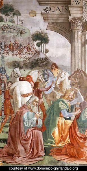 Domenico Ghirlandaio - Adoration of the Magi (detail)
