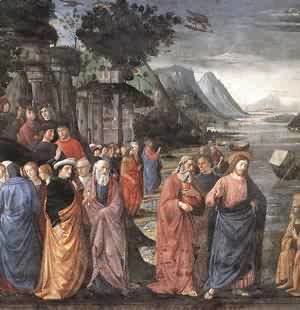 Domenico Ghirlandaio - Calling Of The First Apostles (Detail) 1481