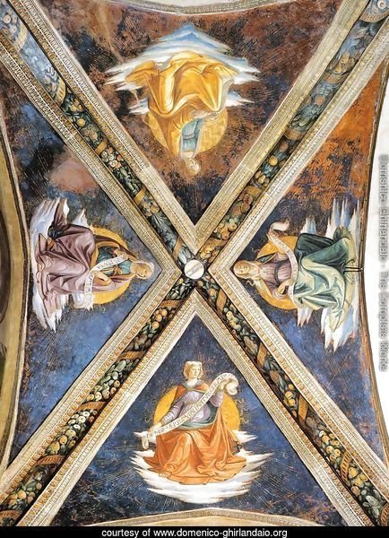 Vaulting of the Sassetti Chapel