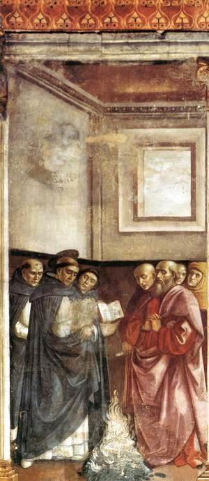 Domenico Ghirlandaio - St Dominic Burning Heretical Writings