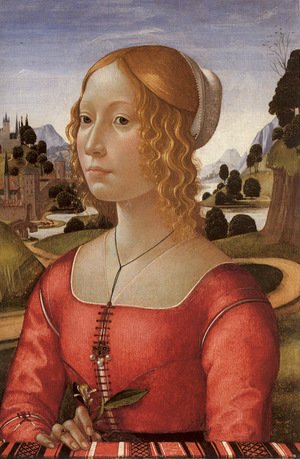 Domenico Ghirlandaio - Portrait of a Lady