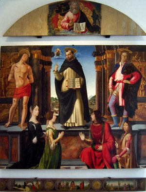 Domenico Ghirlandaio - Altarpiece of St. Vincent Ferrer