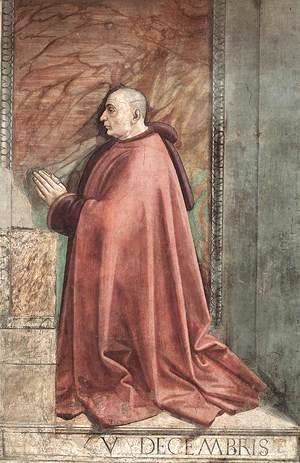 Domenico Ghirlandaio - Portrait of the Donor Francesco Sassetti c. 1485