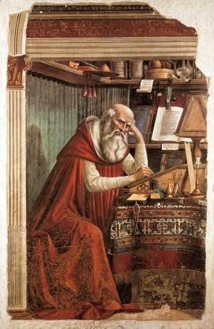 Domenico Ghirlandaio - St Jerome in his Study 1480