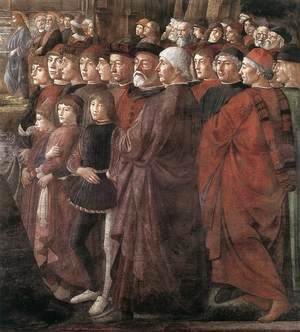Domenico Ghirlandaio - Calling of the Apostles (detail 2) 1481