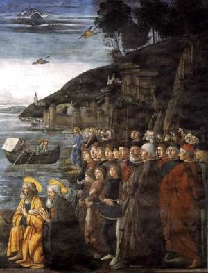 Calling of the Apostles (detail 3) 1481