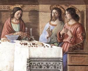 Domenico Ghirlandaio - Last Supper (detail 2) c. 1486