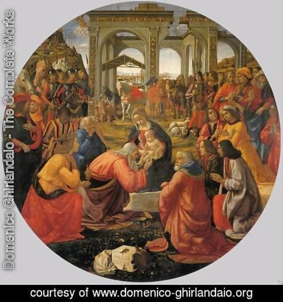 Domenico Ghirlandaio - Adoration of the Magi I