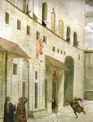 Domenico Ghirlandaio - St Francis cycle, Resurrection of the Boy (detail 4)