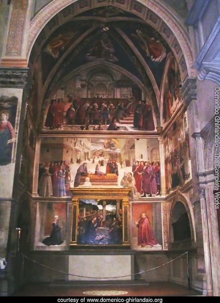 View of the Santa Trinita Chapel