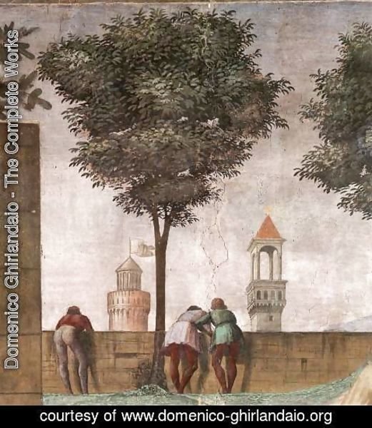 Domenico Ghirlandaio - Visitation (detail) 4