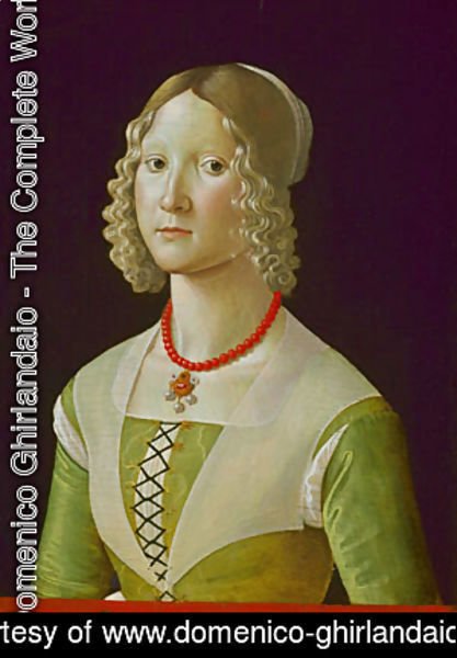 Domenico Ghirlandaio - Portrait of a Woman