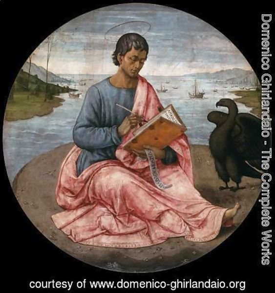 Domenico Ghirlandaio - St John the Evangelist on the Island of Patmos