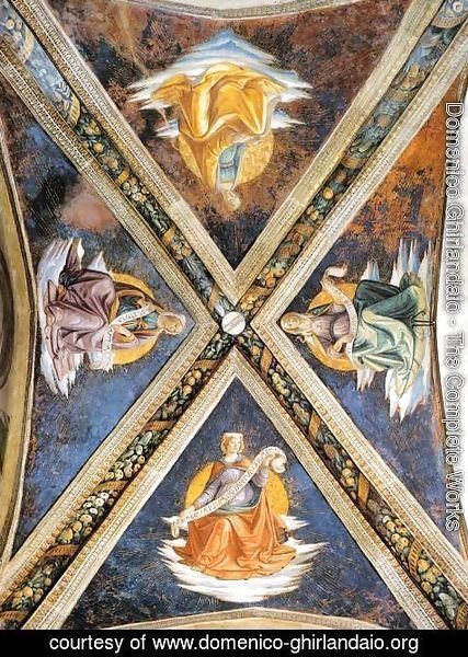 Domenico Ghirlandaio - Vaulting of the Sassetti Chapel