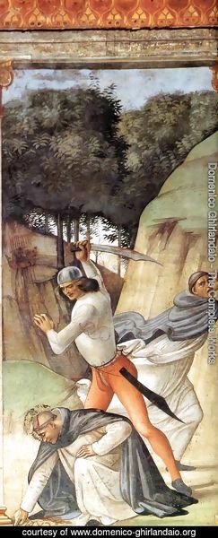 Domenico Ghirlandaio - Martyrdom of St Peter Martyr