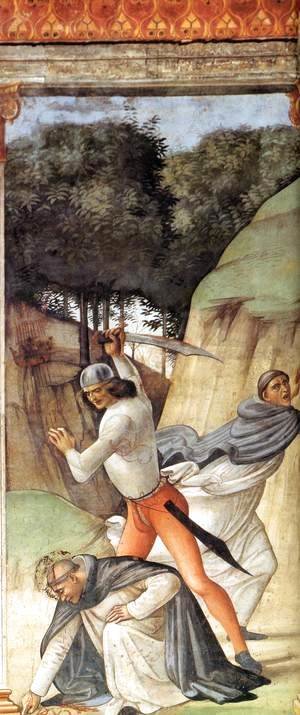 Domenico Ghirlandaio - Martyrdom of St Peter Martyr