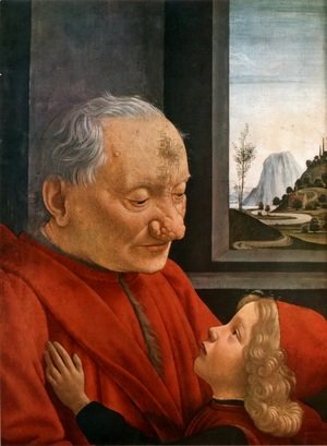 Domenico Ghirlandaio - Old Man with a Young Boy