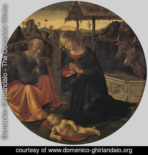 Domenico Ghirlandaio - Adoration Of The Child