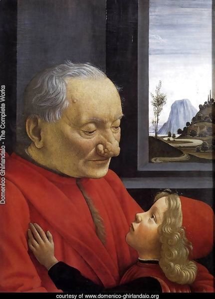An Old Man and His Grandson c. 1490