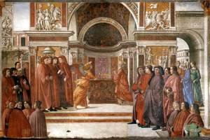 Domenico Ghirlandaio - Angel Appearing To Zacharias