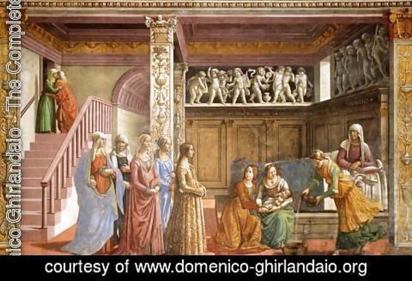 Domenico Ghirlandaio - Birth Of Mary