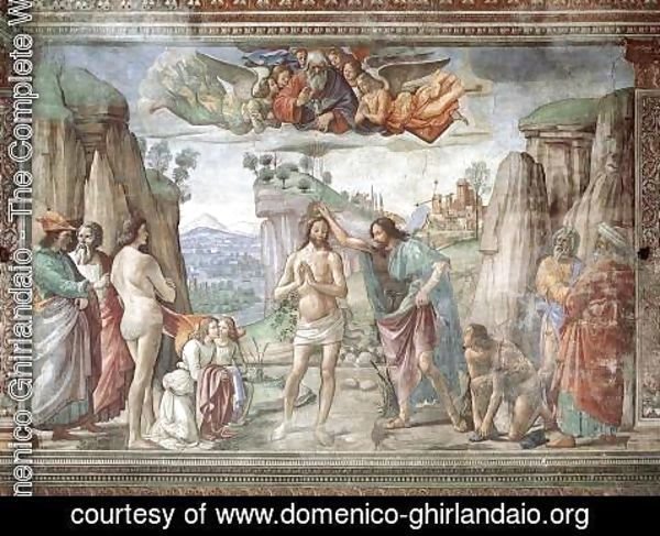 Domenico Ghirlandaio - Birth Of St John The Baptist