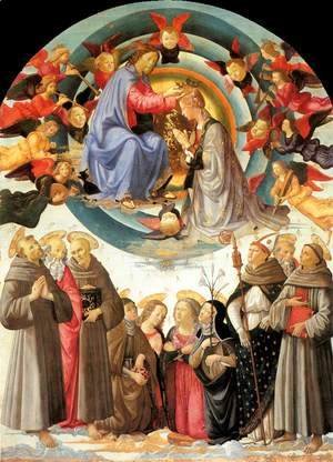 Domenico Ghirlandaio - Coronation of the Virgin 1486