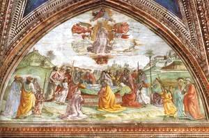 Domenico Ghirlandaio - Death And Assumption Of The Virgin