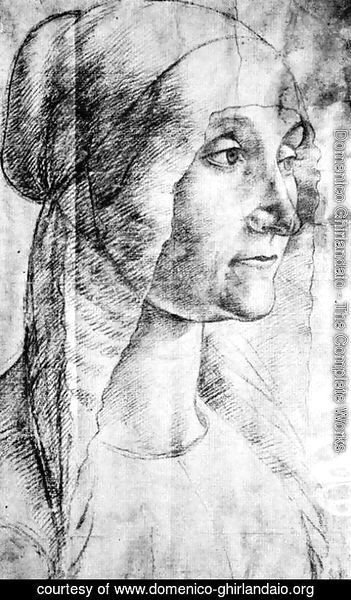 Domenico Ghirlandaio - Elderly Woman 1486-90