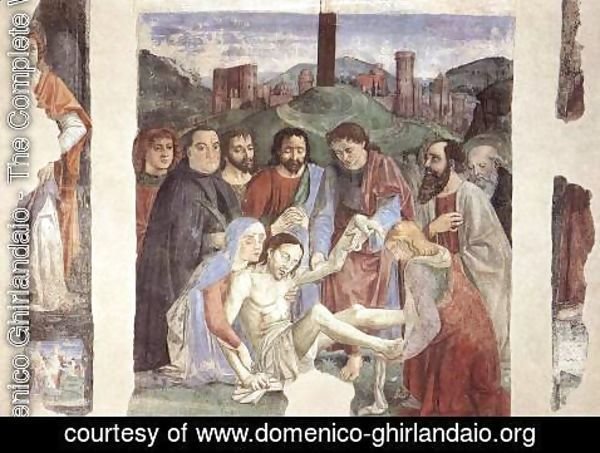 Domenico Ghirlandaio - Lamentation over the Dead Christ c. 1472