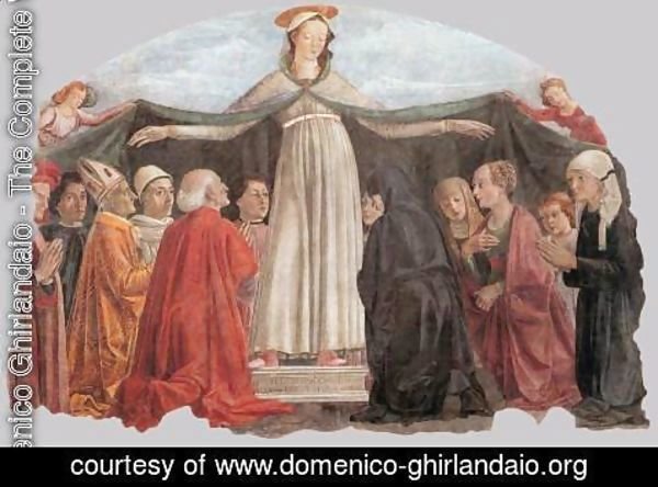 Domenico Ghirlandaio - Madonna of Mercy c. 1472