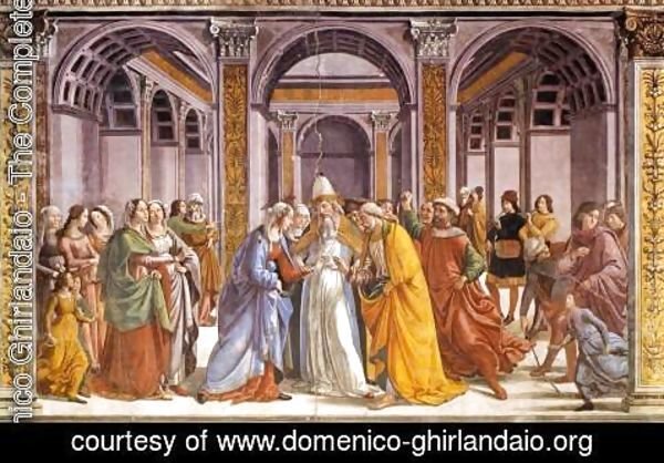 Domenico Ghirlandaio - Marriage Of Mary