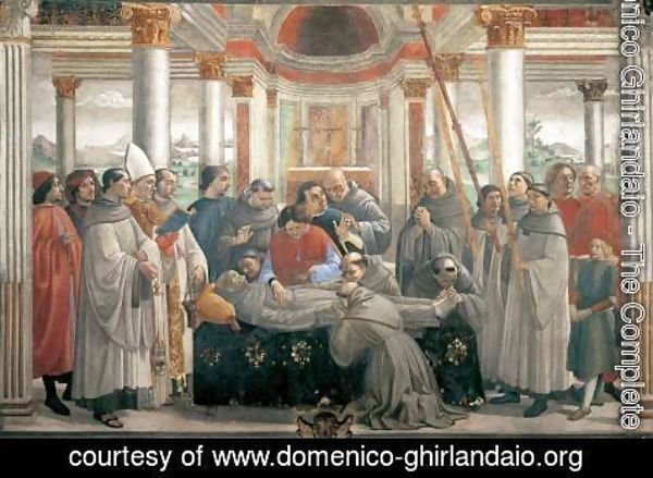 Domenico Ghirlandaio - Obsequies of St. Francis