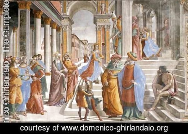 Domenico Ghirlandaio - Presentation Of The Virgin At The Temple