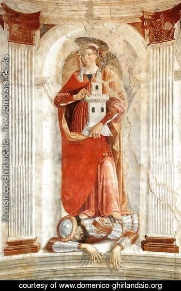 Domenico Ghirlandaio - St Barbara c. 1471