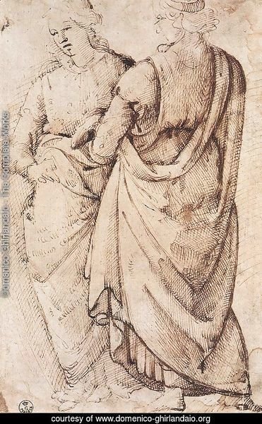 Study Of Two Women 1486