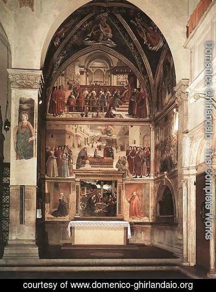 Domenico Ghirlandaio - View Of The Sassetti Chapel
