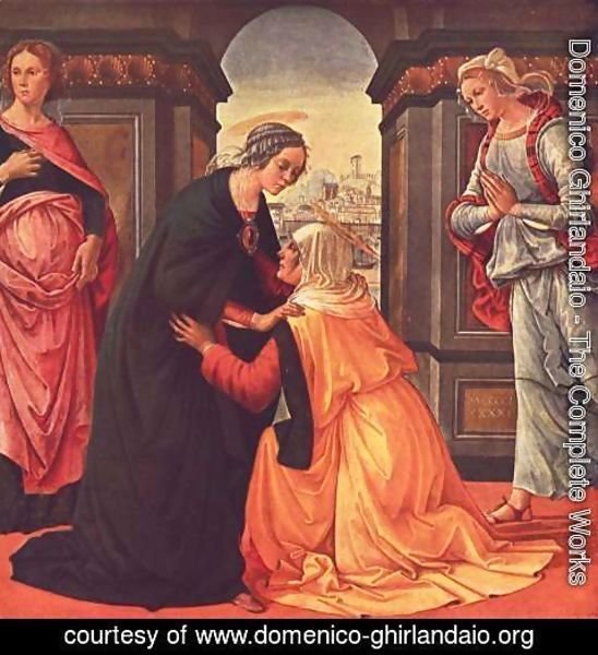 Domenico Ghirlandaio - Visitation c. 1491
