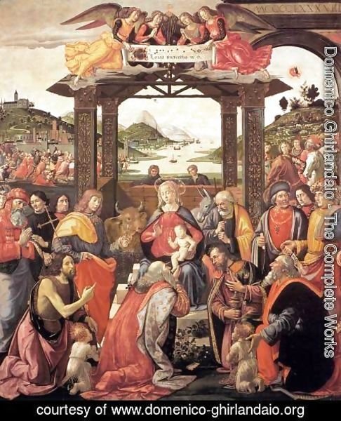 Domenico Ghirlandaio - Adoration of the Magi 1488