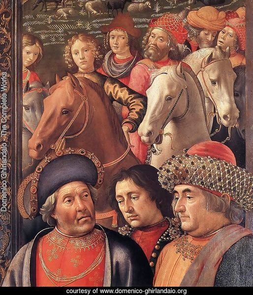 Adoration of the Magi (detail 4) 1488