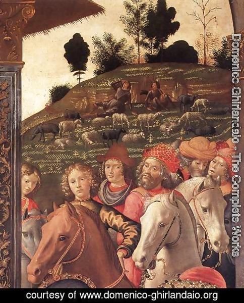 Domenico Ghirlandaio - Adoration of the Magi (detail 5) 1488