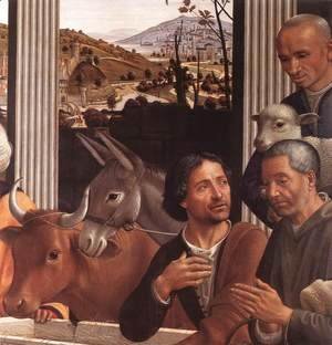 Adoration of the Shepherds (detail 1) 1482-85