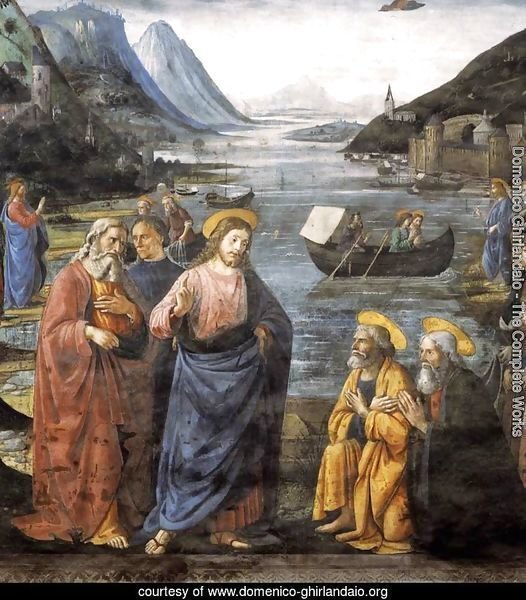 Calling of the Apostles (detail 4) 1481
