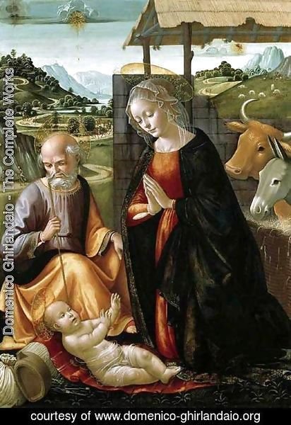 Domenico Ghirlandaio - Nativity c. 1492
