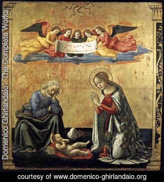 Domenico Ghirlandaio - The Nativity c. 1492